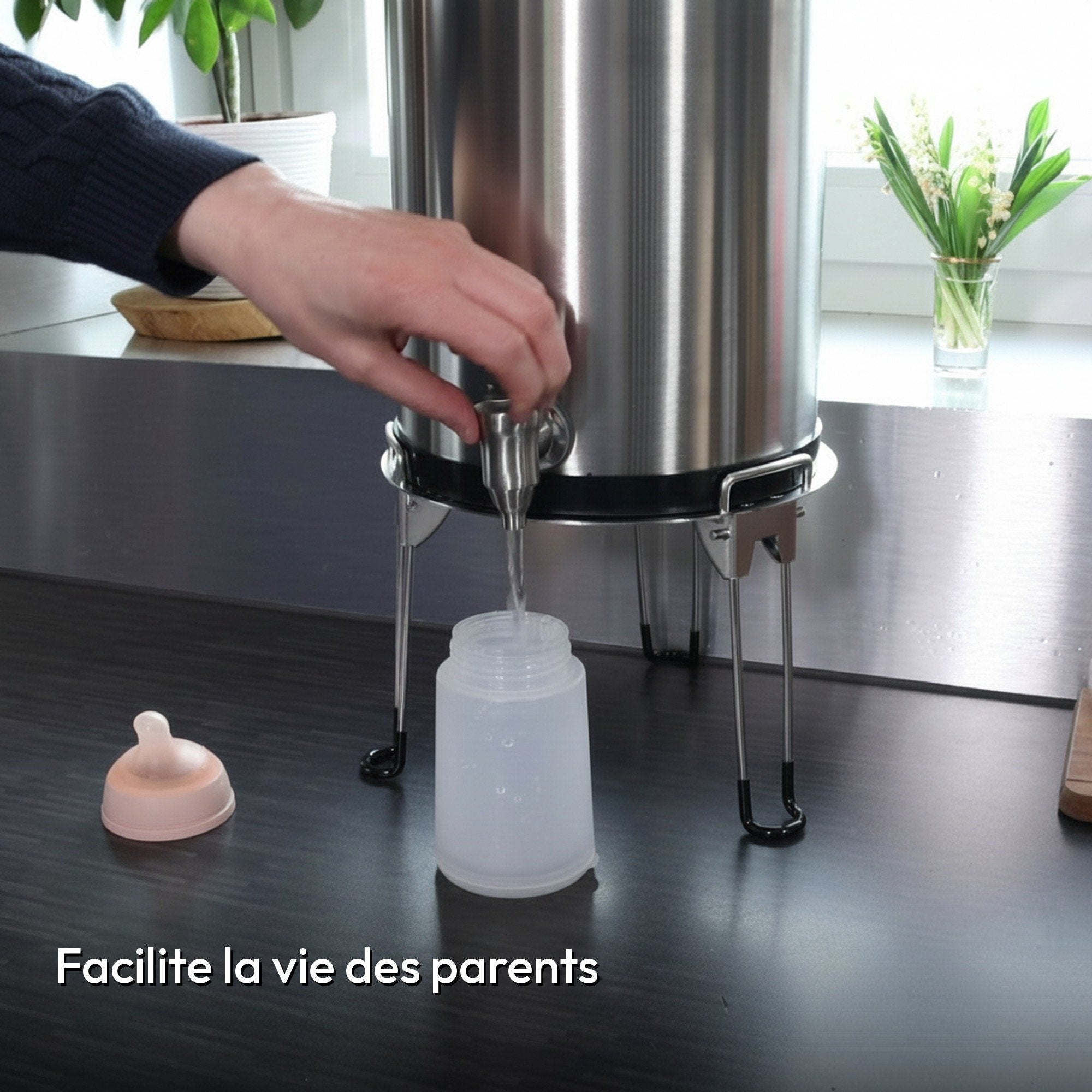 Support en inox avec pieds rabattables - Nano Filter